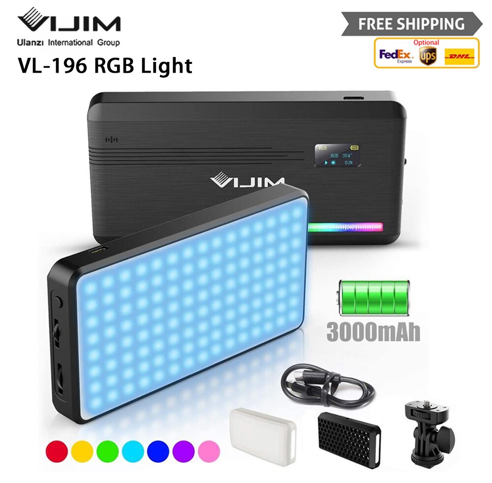 Ulanzi-VIJIM VL196 RGB LED  Ʈ 2500K 9000..